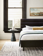 Pavo Lumbar Pillow | Marled Black & White Stripes