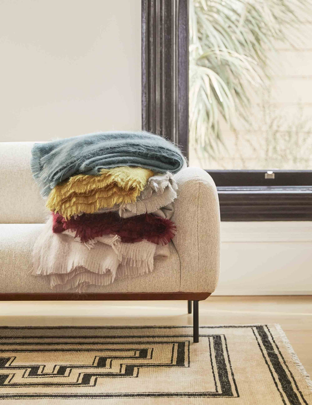 Aimee Luxe Mohair Throw | Handcrafted in Yorkshire, Cozy Design