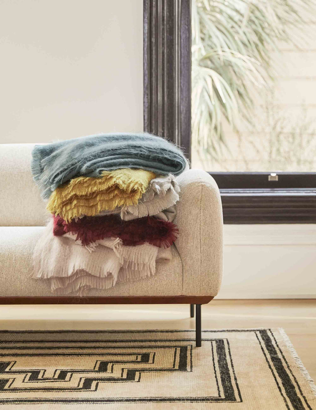 Aimee Luxe Mohair Throw | Handcrafted in Yorkshire, Cozy Design