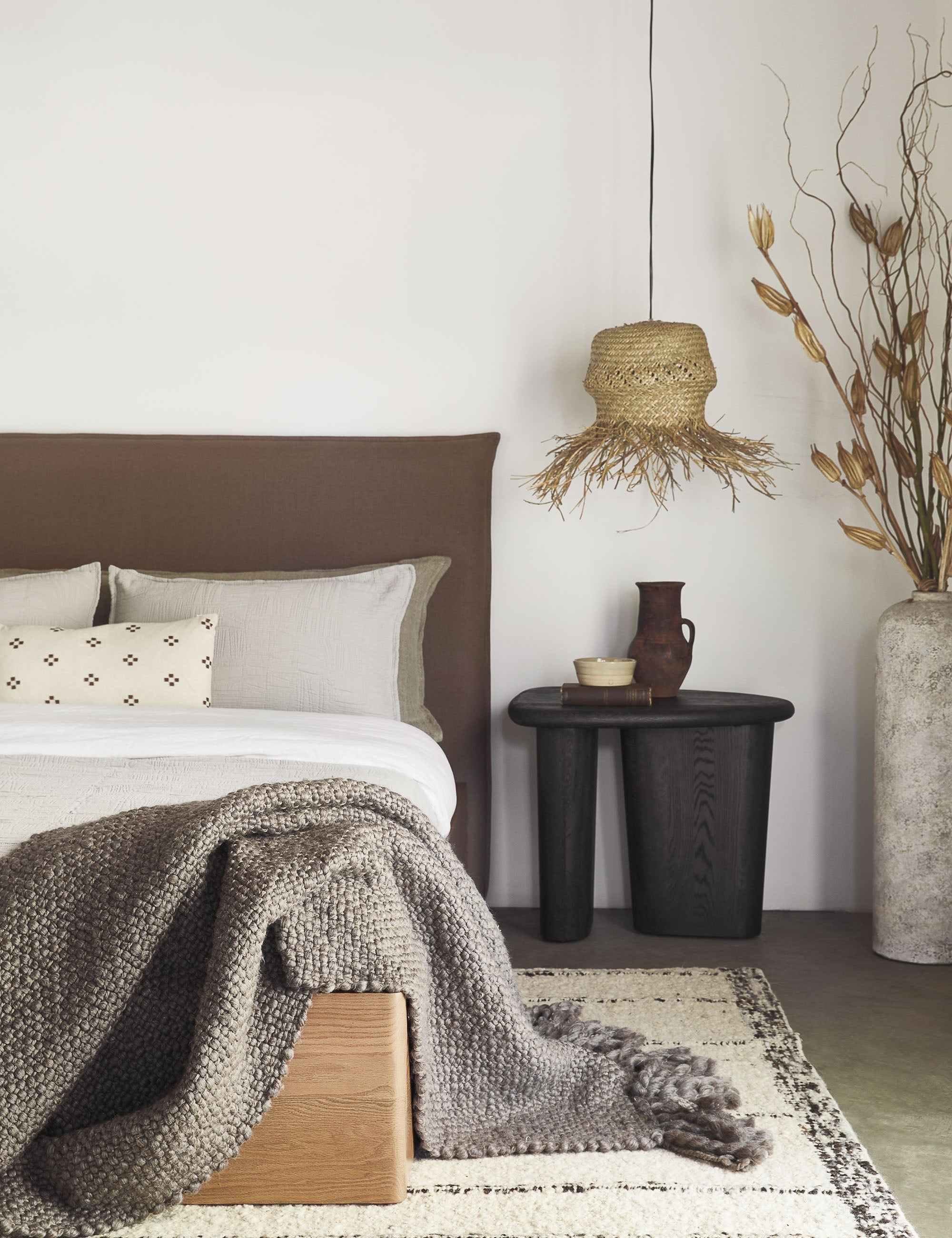Olea Handwoven Throw | Chunky Knit, Artisan-Made in Argentina