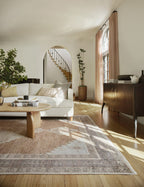 Kairo Wool Rug | Hand-Knotted, Low-Pile Geometric Design