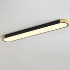 Contemporary Rectangular LED Flush Mount Ceiling Light with Minimalist Design