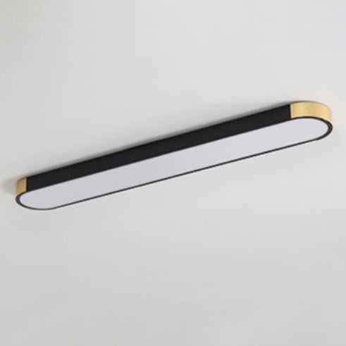 Contemporary Rectangular LED Flush Mount Ceiling Light with Minimalist Design