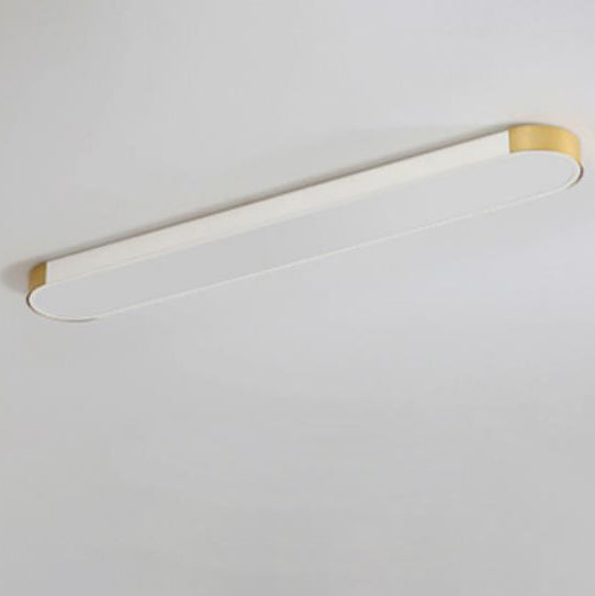 Contemporary Rectangular LED Flush Mount Ceiling Light with Minimalist Design