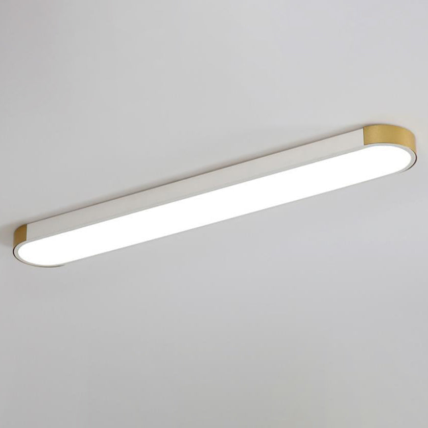 Contemporary Rectangular LED Flush Mount Ceiling Light with Minimalist Design