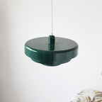 Vintage Nordic Multi-Layer Round Metal Pendant Light with Single Bulb