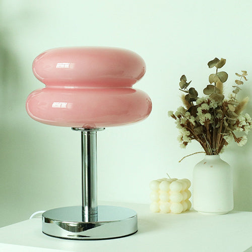 Contemporary Glass Tart 1-Light Table Lamp