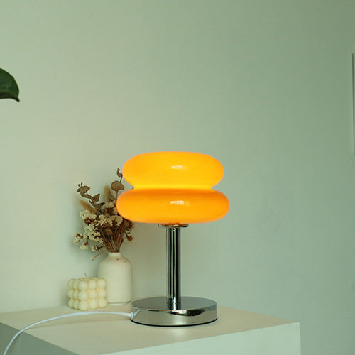 Contemporary Glass Tart 1-Light Table Lamp