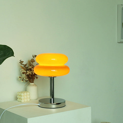 Contemporary Glass Tart 1-Light Table Lamp
