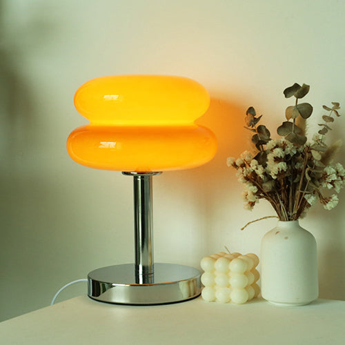 Contemporary Glass Tart 1-Light Table Lamp