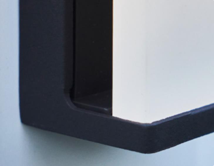 Waterproof Outdoor LED Wall Sconce Lamp with Solar-Powered Frosted Glass Design