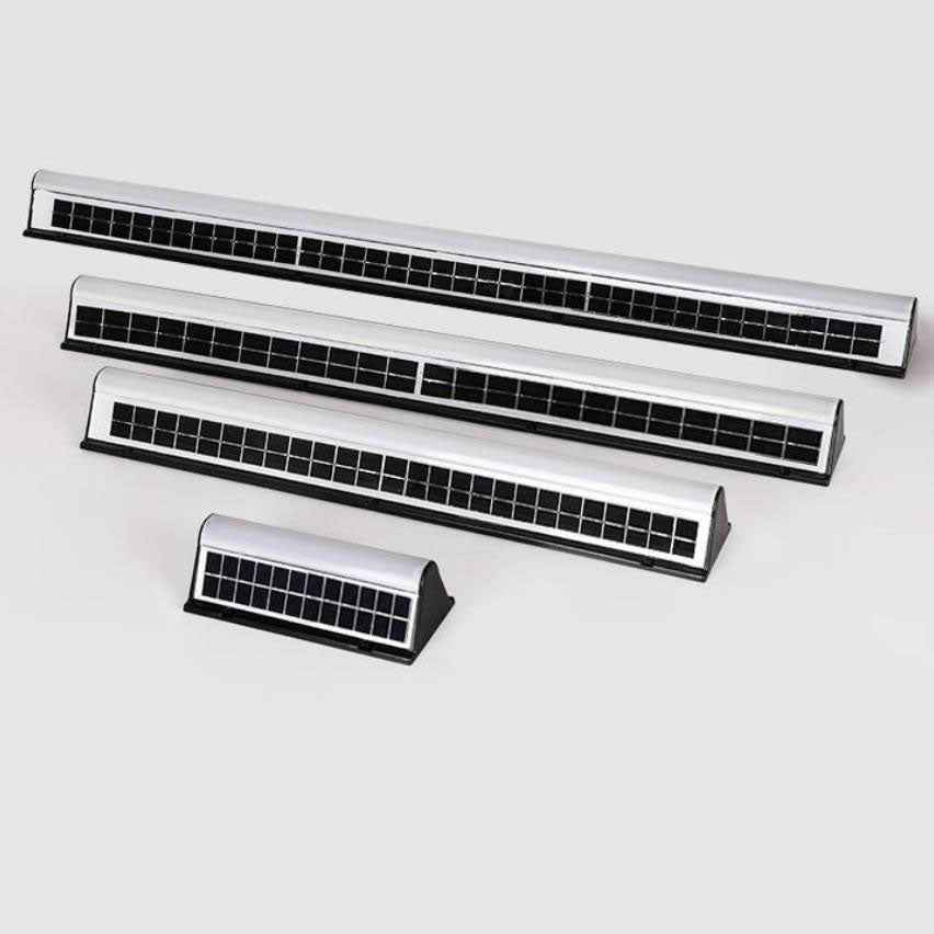 Contemporary Waterproof Outdoor Garden Wall Light with Long Acrylic Solar LED