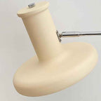 Beige Minimalist Nordic Swing Arm Wall Sconce Lamp - 1 Light