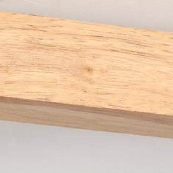Japanese Wooden LED Semi-Flush Mount Ceiling Light |2 Light