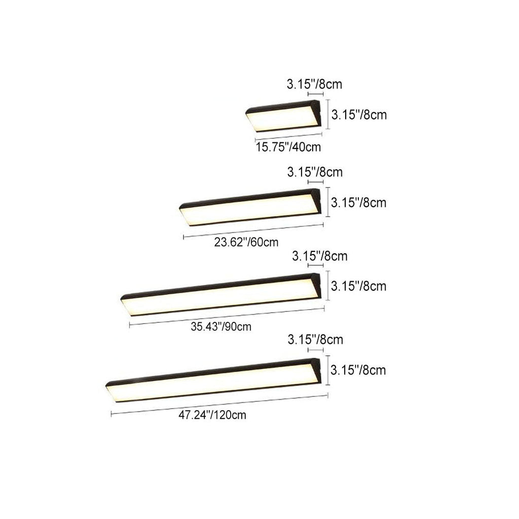 Contemporary Minimalist Waterproof LED Wall Sconce Lamp in Aluminum and Acrylic for Indoor/Outdoor Use