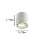 Contemporary Adjustable Aluminum LED Flush Mount Ceiling Light for Living Room