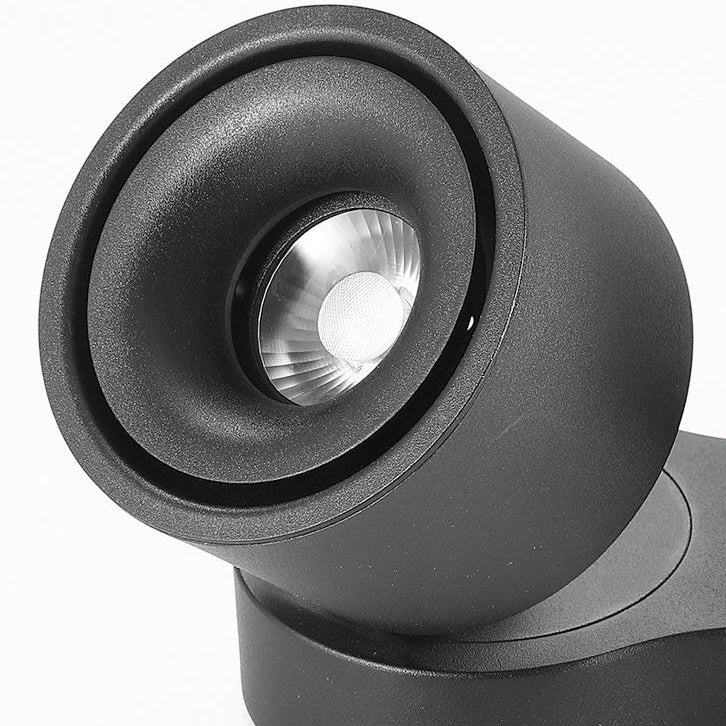 Contemporary Adjustable Aluminum LED Flush Mount Ceiling Light for Living Room
