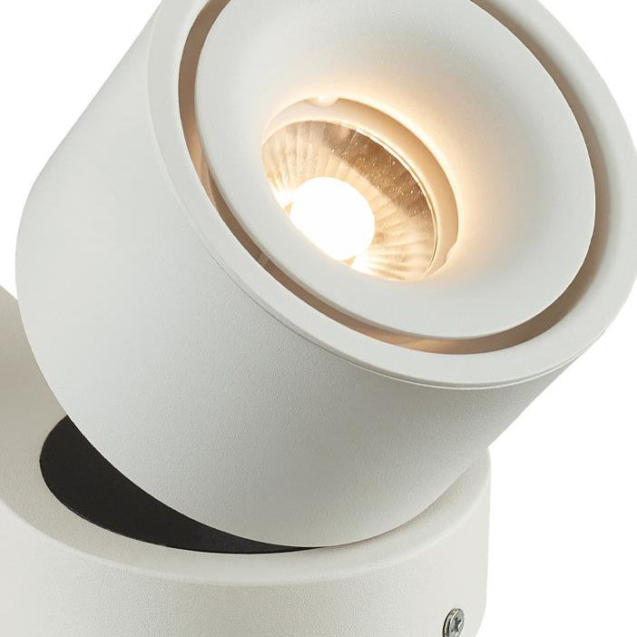 Contemporary Adjustable Aluminum LED Flush Mount Ceiling Light for Living Room