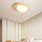 Calla - Cream Travertine LED Ceiling Lamp
