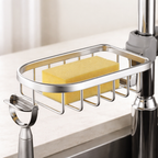 Shower Caddy Aluminum Plastic No Drill Black or Silver Single or Double