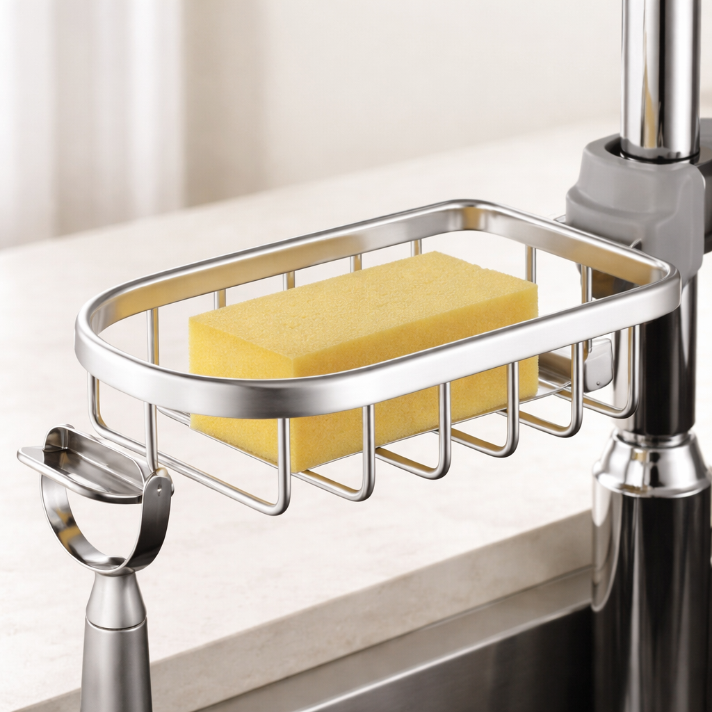 Shower Caddy Aluminum Plastic No Drill Black or Silver Single or Double