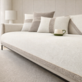Sofa Cover Cotton Linen Blend Waterproof Anti Slip Multiple Sizes