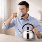 Kettle Stainless Steel Whistling Induction Compatible Multiple Capacities