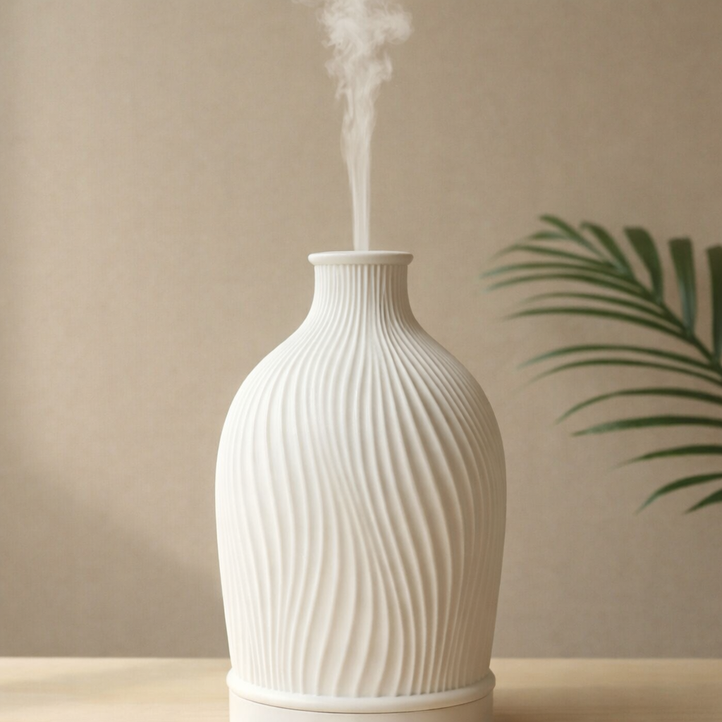 Aroma Diffuser Vase Design USB Humidifier Essential Oil Mist Decorative Lamp