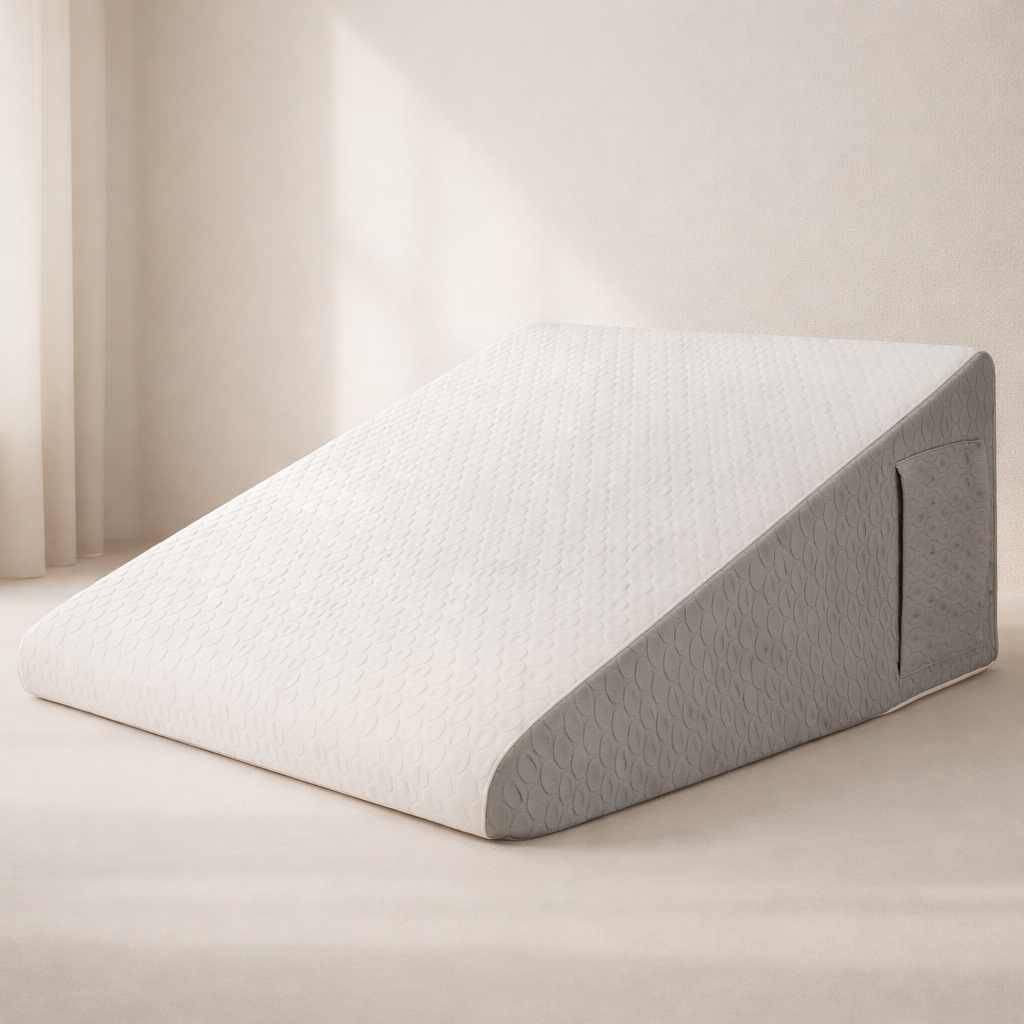 Wedge Pillow Triangle Angled Support Removable Cover Non Slip