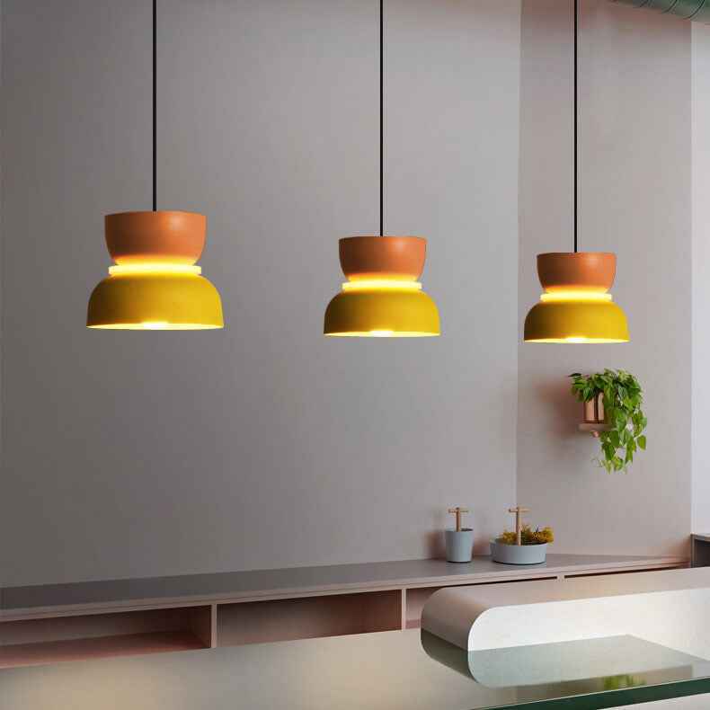 Vibrant Nordic Macaron 1-Light LED Pendant Lamp