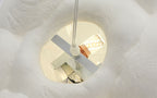 Cloud-Inspired 1-Light LED Pendant Fixture