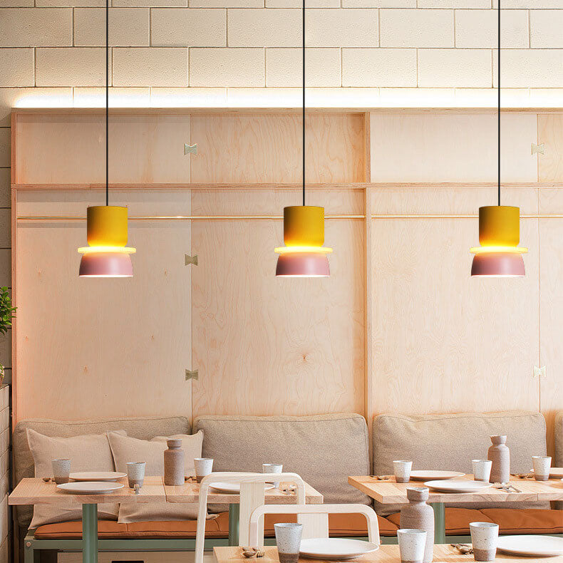 Vibrant Nordic Macaron 1-Light LED Pendant Lamp