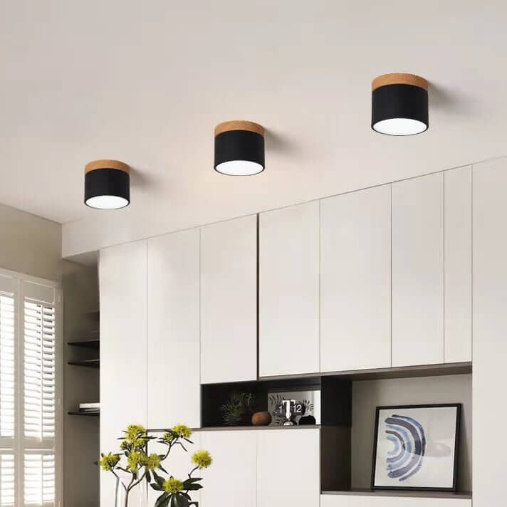 Solid Color Scandinavian Macaroon LED Flush Mount Ceiling Light