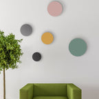Contemporary Colorful Round Iron LED Wall Sconce