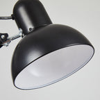 Contemporary Minimalist Retractable Long Arm Clip Table Lamp - 1-Light ABS Design for Bedroom