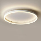 Nordic Minimalist Circular LED Flush Mount Ceiling Light with Iron and Acrylic Design
