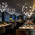 Contemporary Metal Branch LED Chandeliers with 27/36 Firefly Lights