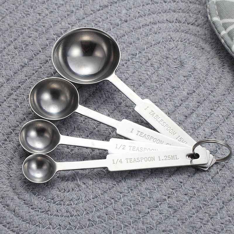 Mira Measuring Set | 8-Piece Stainless Steel, Nestable Design