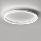 Nordic Minimalist Circular LED Flush Mount Ceiling Light with Iron and Acrylic Design
