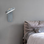 Nordic Minimalist Round Rotatable LED Wall Sconce for Reading