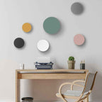 Contemporary Colorful Round Iron LED Wall Sconce