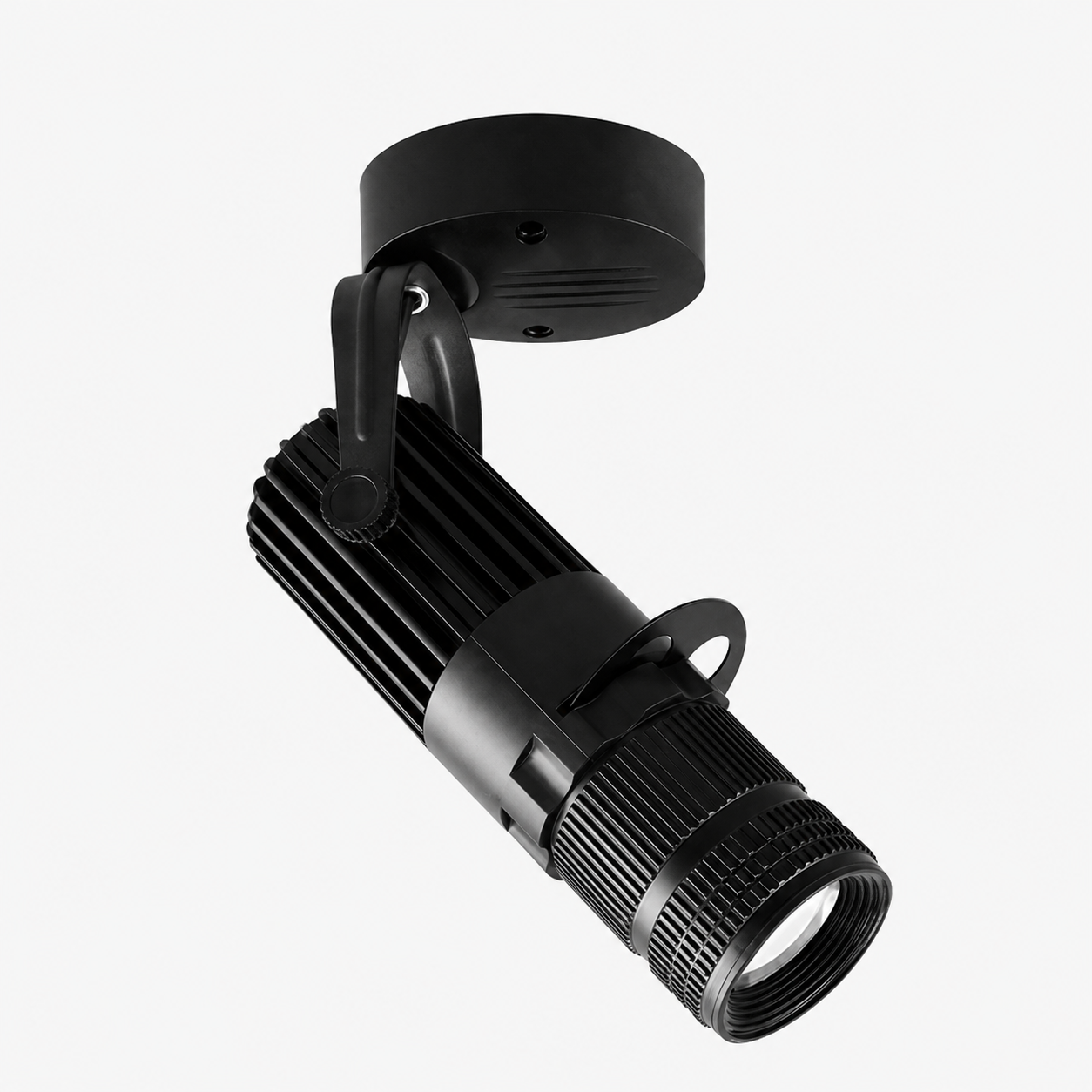 Adjustable LED Ceiling Spotlight Aluminum Brushed Nickel