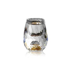 Kairo Sakeglas | Dubbelwandig Kristal met Bladgoud