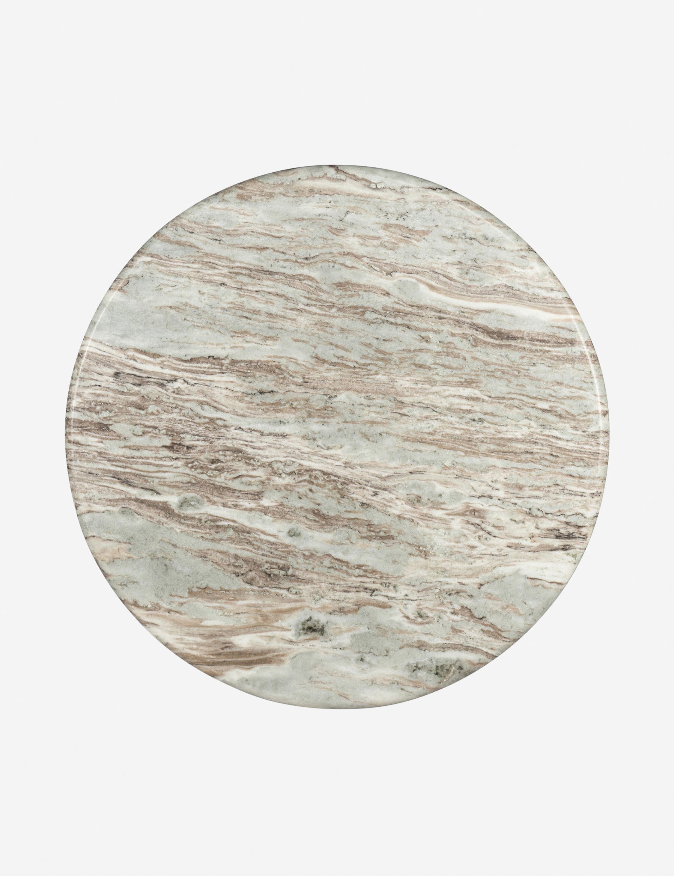Fino Round Dining Table | Sculpted Pedestal, Elegant Curves