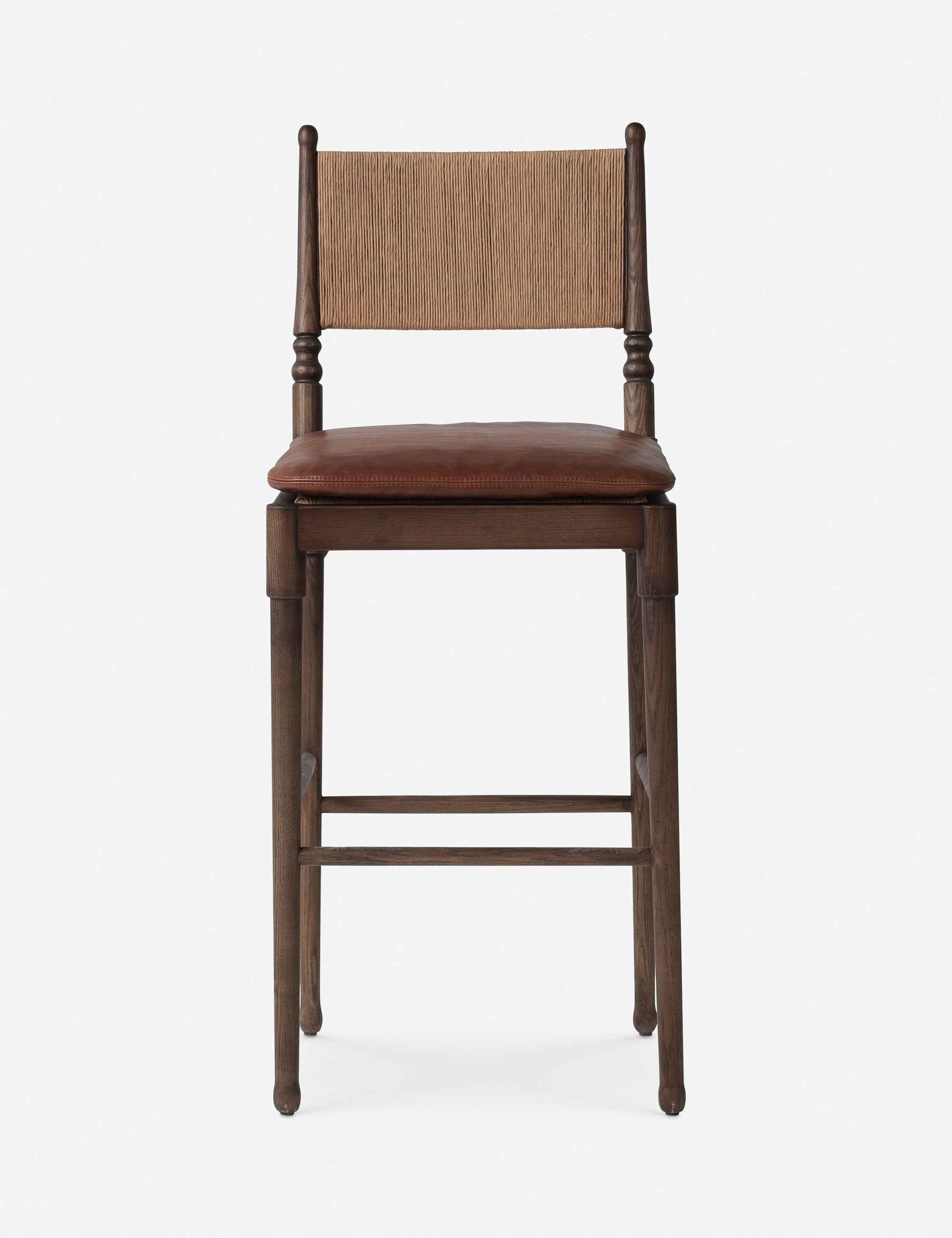 Bello Bar and Counter Stool | Woven Cord, Vintage-Inspired Design