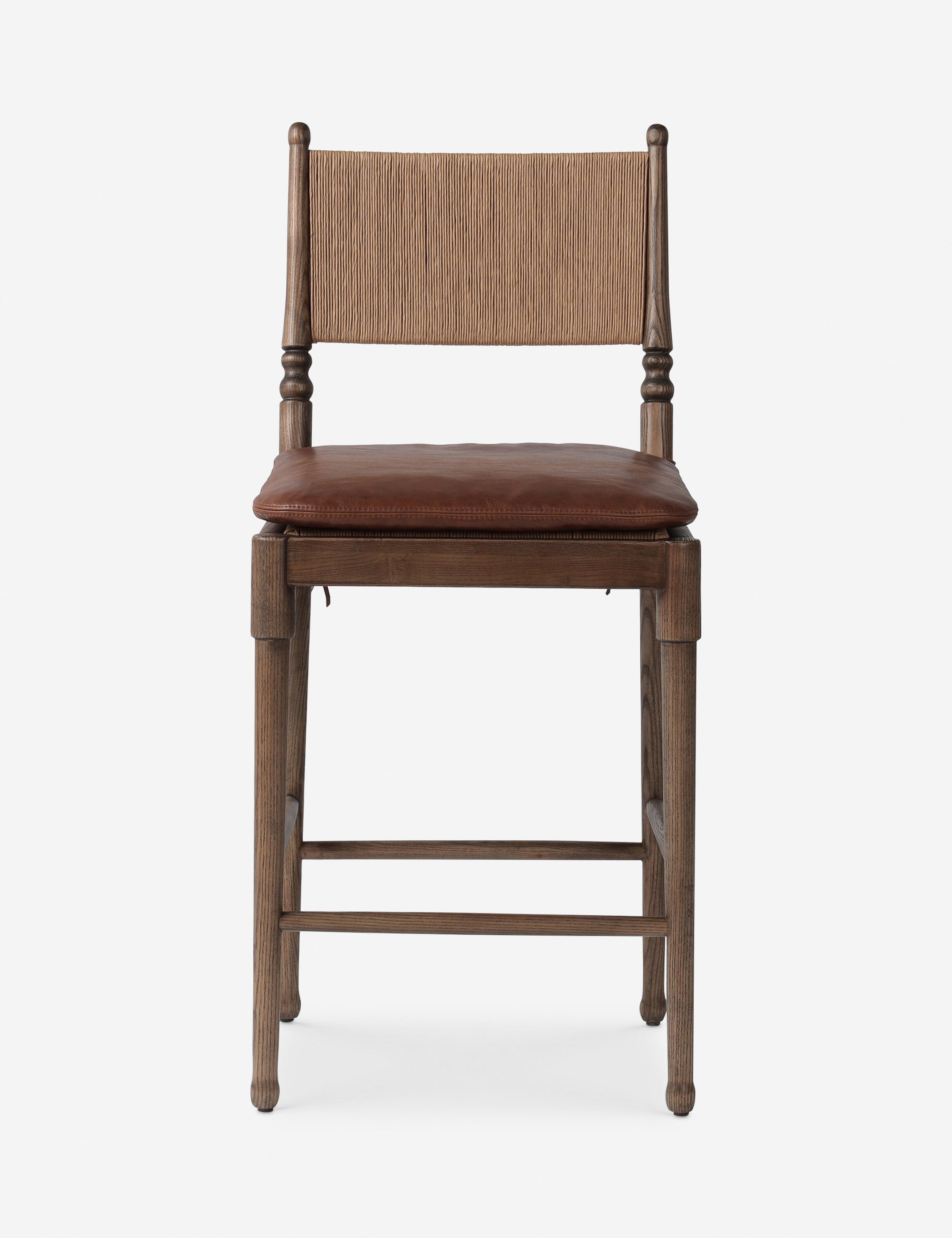 Bello Bar and Counter Stool | Woven Cord, Vintage-Inspired Design