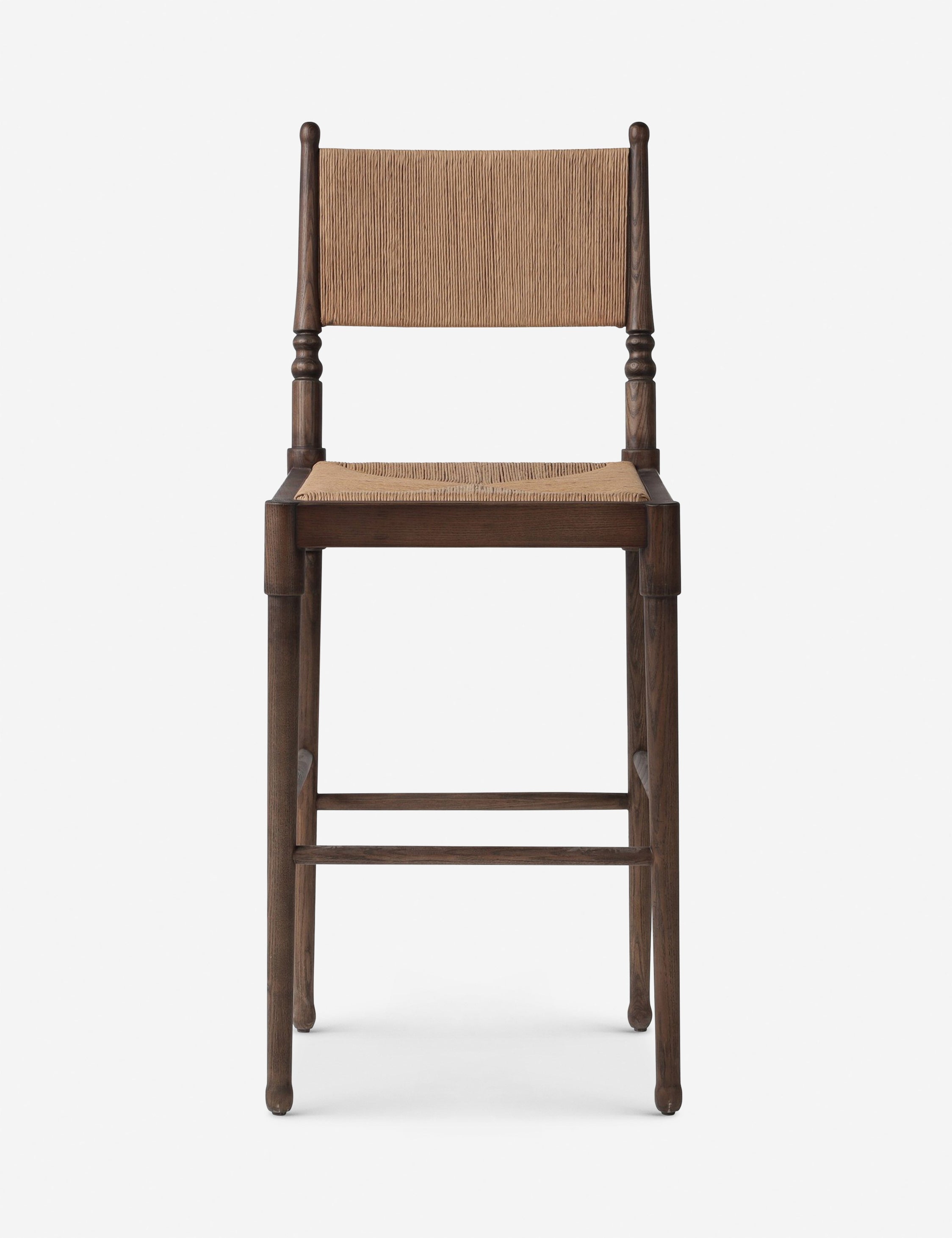Bello Bar and Counter Stool | Woven Cord, Vintage-Inspired Design