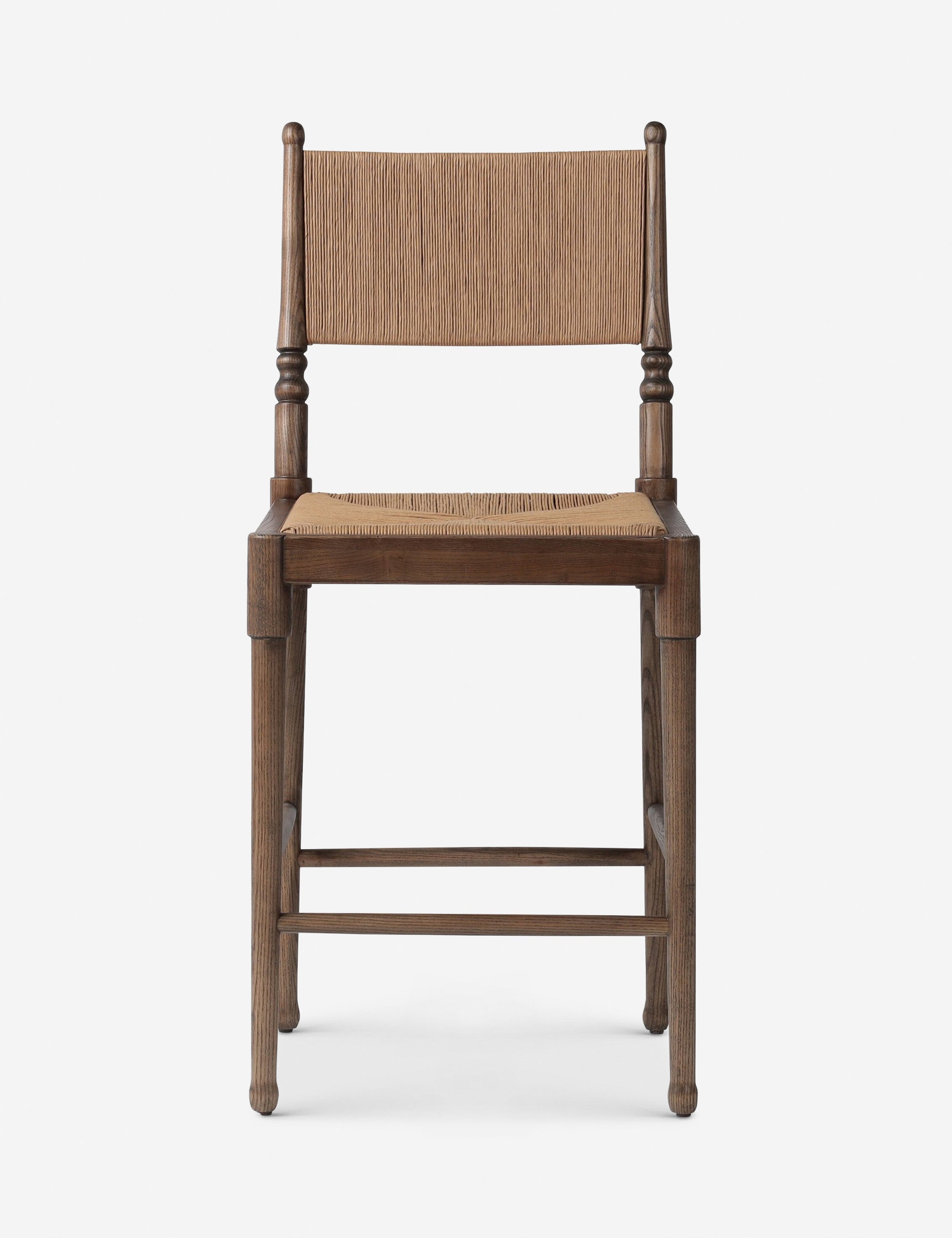 Bello Bar and Counter Stool | Woven Cord, Vintage-Inspired Design