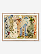 Bela Wall Art | Vibrant Earthy Hues, Fluid Lines