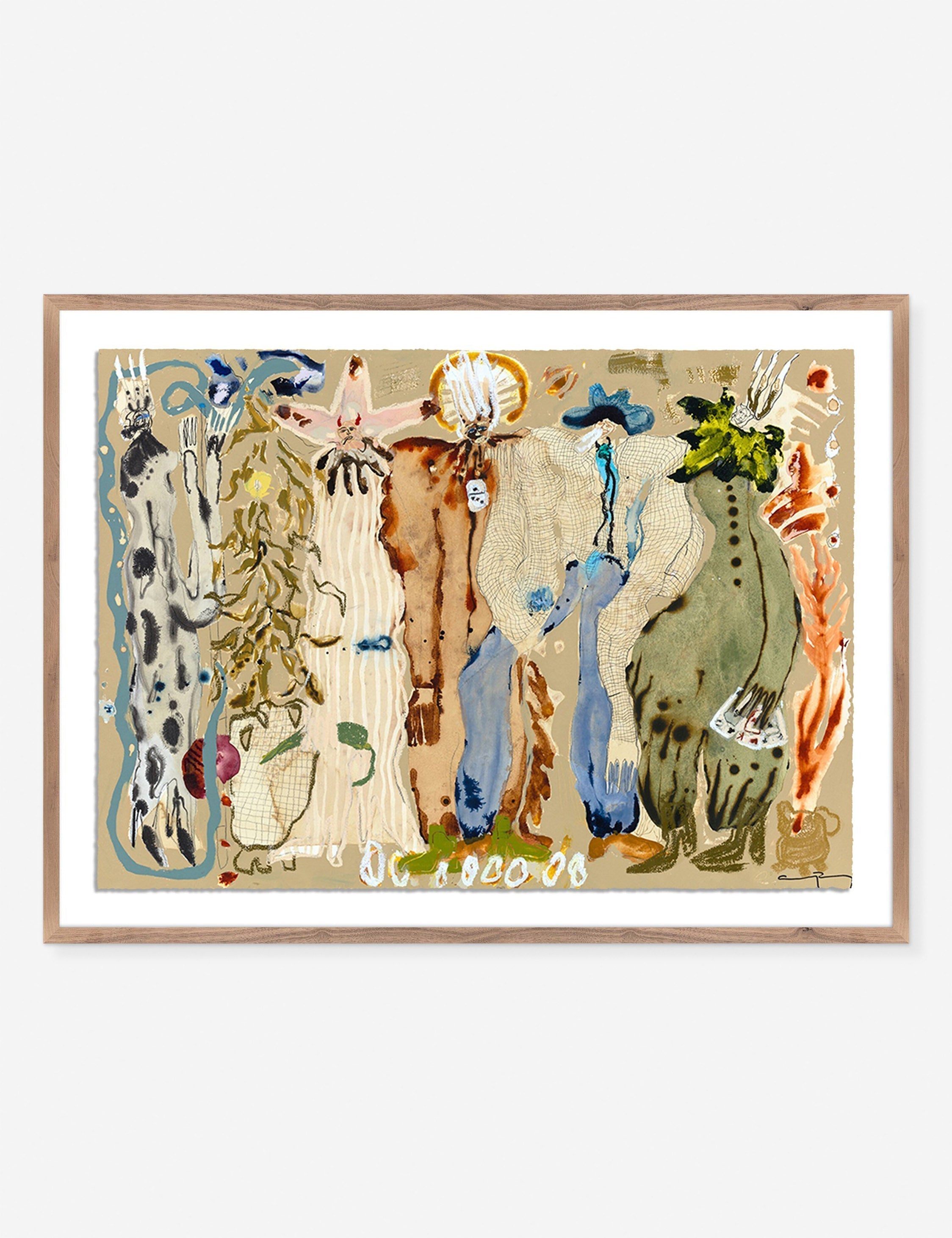 Bela Wall Art | Vibrant Earthy Hues, Fluid Lines